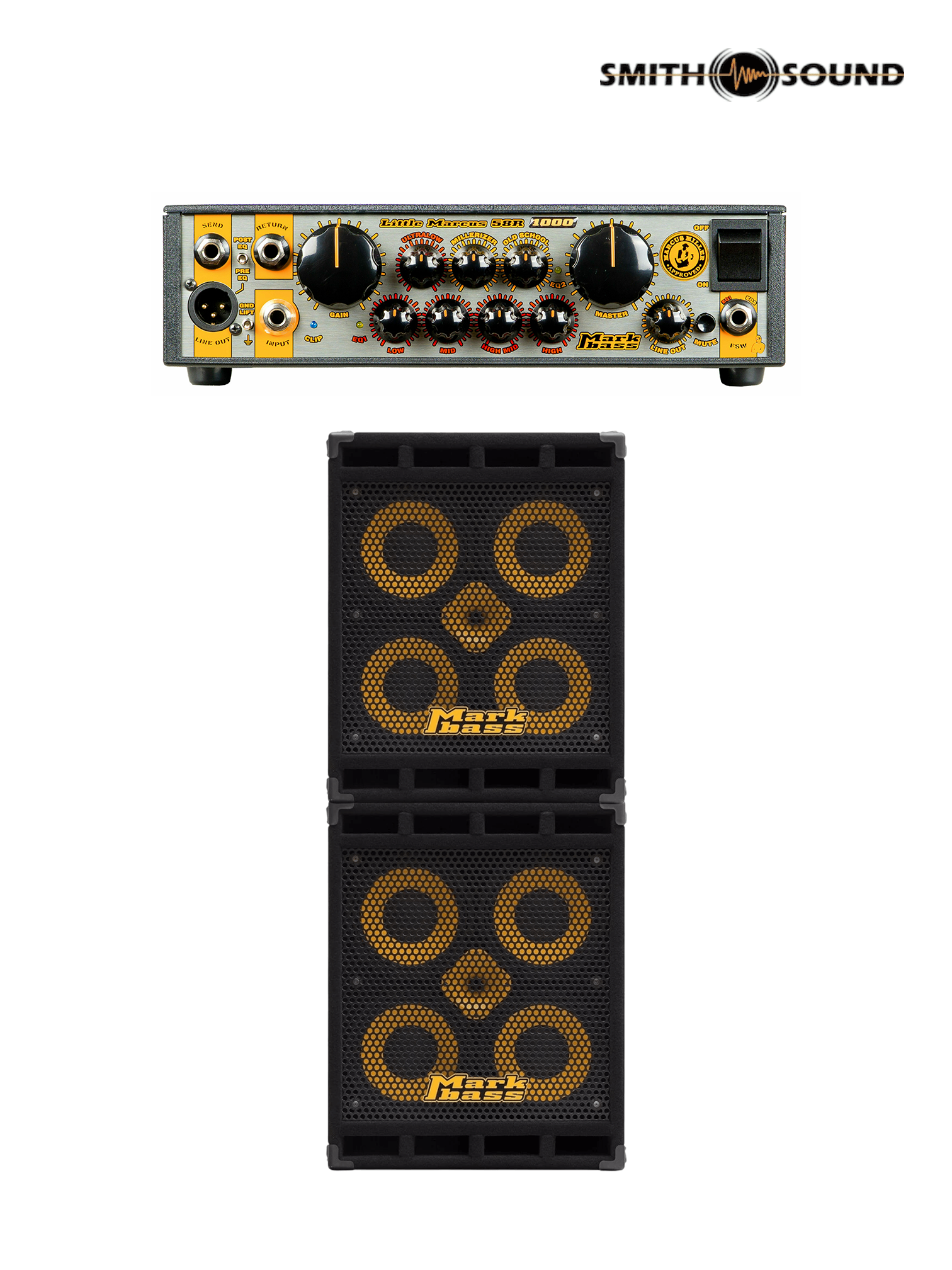 Mark Bass Little Marcus 1000 58R, STD 104HF 8ohm - 8 x 10 Stack